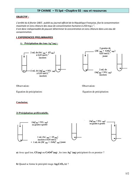 Titrage des ions chlorure par précipitation AlloSchool