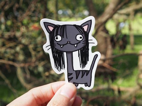 Momo Momo: A Vinyl Cat Sticker From Tutimon | Etsy