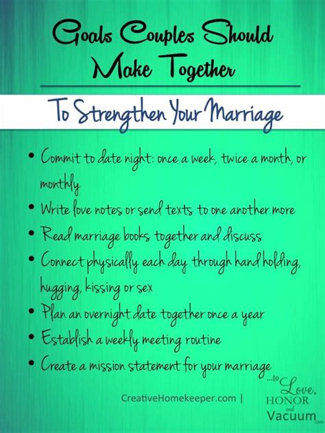 Setting Goals As A Couple To Strengthen Your Marriage Healthy Marriage Marriage Tips Happy