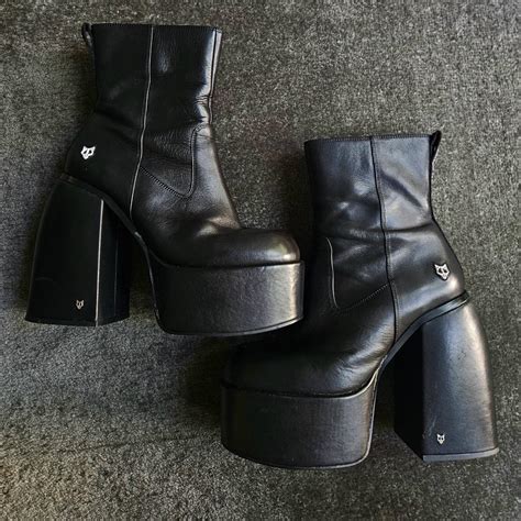 Naked Wolf Jailbreaker Platfeform Heels Boots Depop