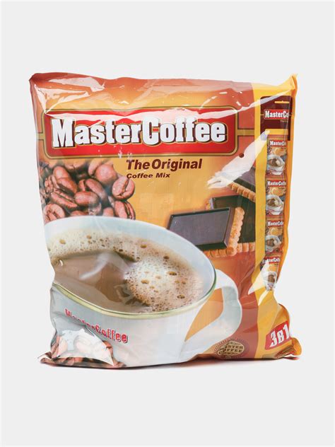 Быстро растворимый кофе MasterCoffee 3 в 1, 100 шт * 20 г купить по ...