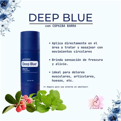 Deep Blue Stick En Deep Blue Doterra Dolor De Cintura Aceite