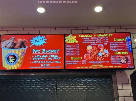 Online Menu Of Al S Hot Chicken Restaurant Los Angeles California Zmenu