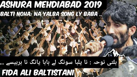 Ashura Mehdiabad Fida Ali Baltistani New Noha Part Youtube