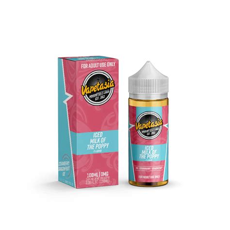 Vapetasia Chilled Milk Of The Poppy Vape E Liquid 100ml Beyond Vape