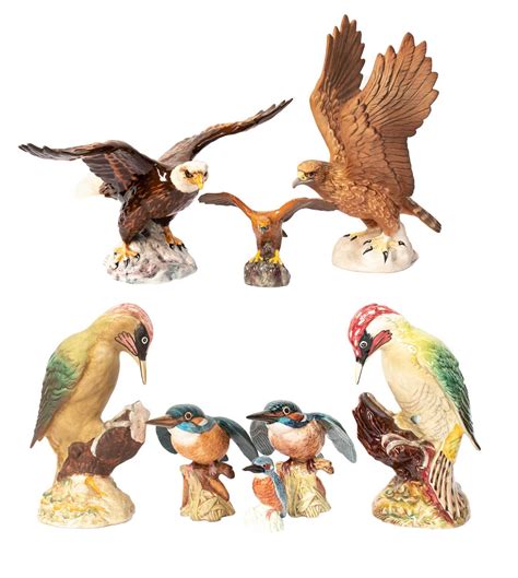 Lot 1141 - Beswick Birds Comprising: