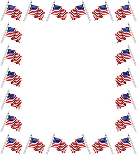 Free Veterans Day Border Graphics - Clipart Frames