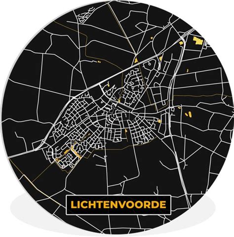 Wall Circle Wall Circle Indoor Lichtenvoorde City Map Map Map