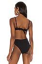 Seafolly Active Split Wire Bikini Top In Black REVOLVE
