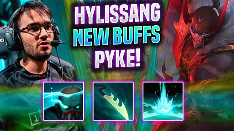 Hylissang Tries Pyke With New Buffs Fnc Hylissang Plays Pyke Support