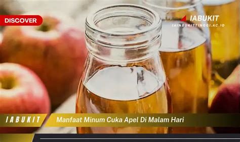 7 Manfaat Minum Cuka Apel Di Malam Hari Yang Bikin Kamu Penasaran