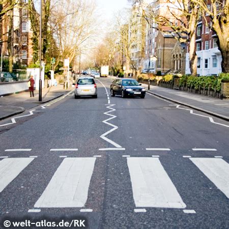 Foto Abbey Road Zebrastreifen London England Welt Atlas De