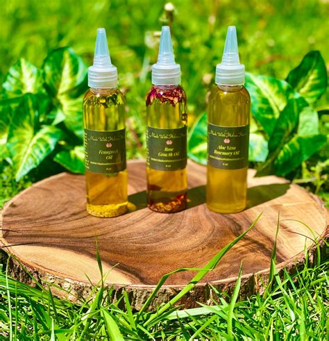 Aloe Vera Rosemary Hair Oil Etsy