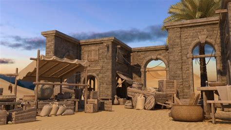 Big Arabian Market Full Environment 3d 모델 Turbosquid 1704859