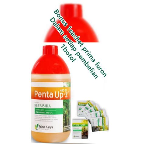 Jual Herbisida Sistemik PENTA UP Z 480SL Obat Racun Rumput 1lt Roundup