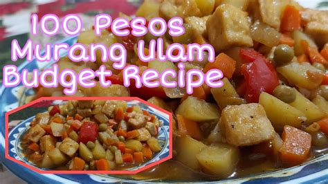 Menudo Tokwa Tipid Budget Recipe Murang Ulam Php Masustansya