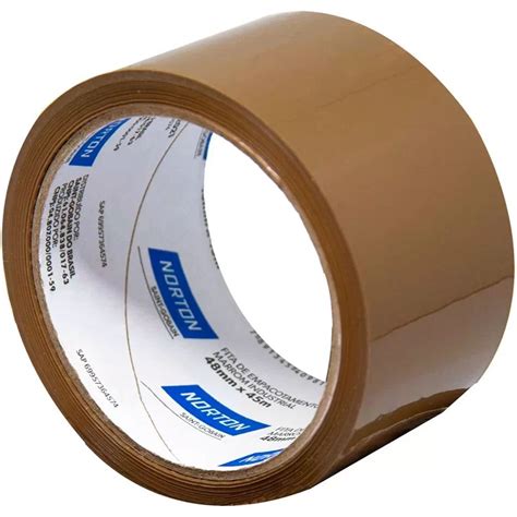 Fita Adesiva Marrom De Empacotamento 48mm X 45m NORTON 78072712421