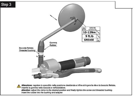 Rizoma Bs Rearview Mirror User Manual