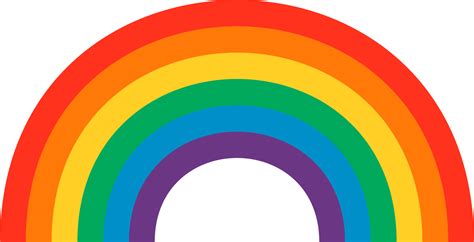 Free Lgbt Simple Rainbow 17346270 Png With Transparent Background