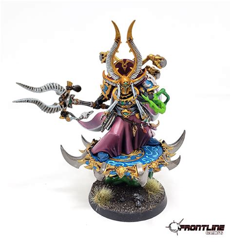 Completed Commission Ahriman And Tzaangors Frontline Gaming