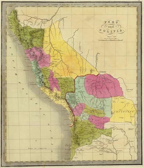 Mapas del Perú en el siglo XIX.- El Perú en 1810, 1812, 1823, 1828 ...