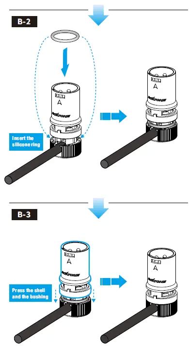 ROXTONE LX3F Low Profile Rotatable XLR Female Installation Guide