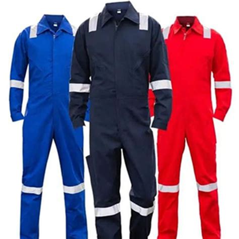 Hi Vis Reusable Cotton Safety Coverall Suit Winter With Reflector