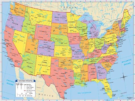 United States Map With All Cities | Usa Map 2018