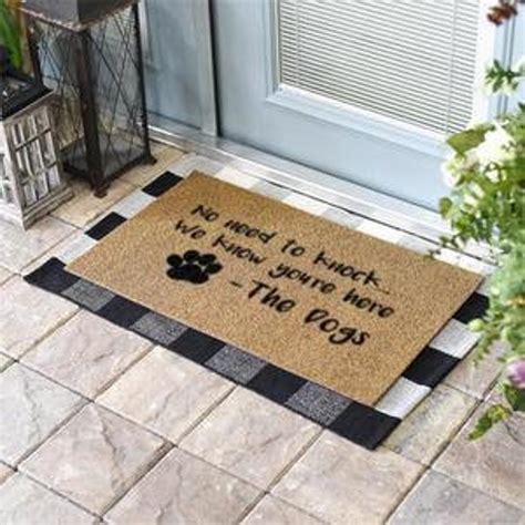 Dog Doormat Funny Welcome Mat Dog Lover Door Mat Funny Dog Etsy