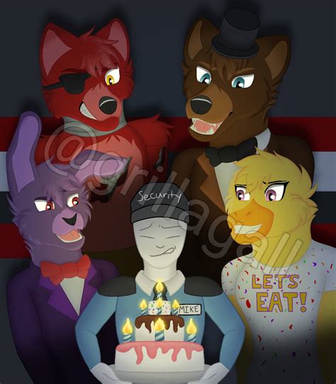 Fnaf 7th Anniversary By Grillagall On Deviantart