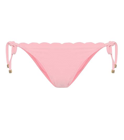 South Beach Scalloped Bikini Bottoms In Pink Heidi Klein Mytheresa