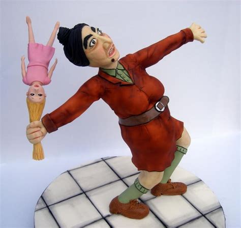 The vile Miss Trunchbull | Character cakes, Disney cakes, Unique birthday cakes