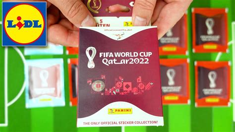 Panini WM 2022 Sticker Katar MEGA Eco Blister mit 5 Tüten LIDL