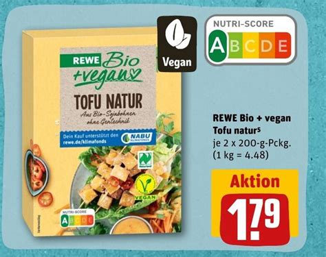 REWE Bio Vegan Tofu Natur Tilbud Hos REWE