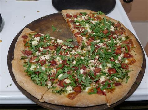 Happy Valley Locavore Strawberry Balsamic Pizza With Arugula Feta