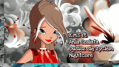 K M S Ft Ania Sza Ata Dusisz Si Yciem Nightcore Youtube