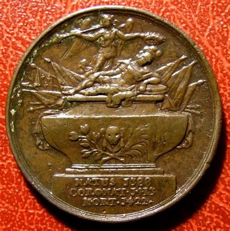 Henricus V D G Ang Fr Et Hib Rex Rare Cast 1731 Medal By Jean