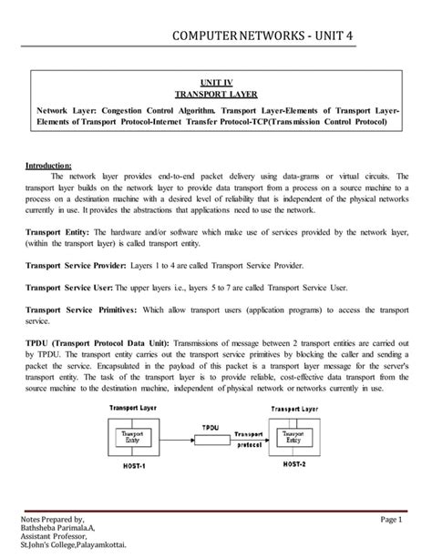 Transport Layer Pdf