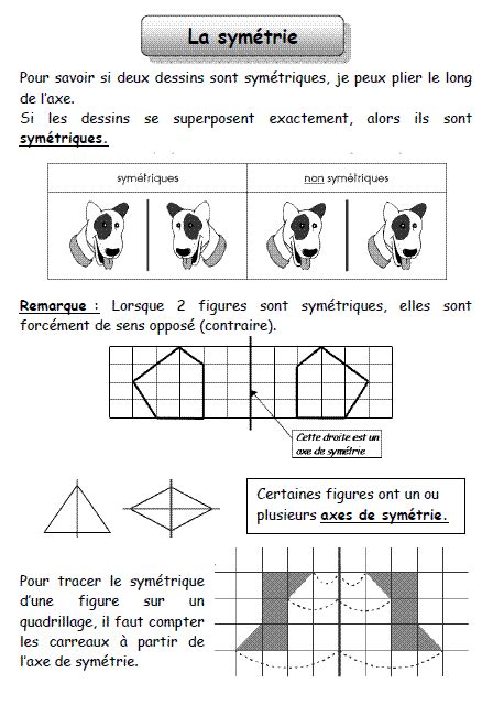 Télécharger Exercice Axe De Symétrie Cm1 A Imprimer Images Bts cpi
