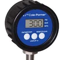 Pressure And Vacuum Instruments From Cole Parmer