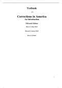 Corrections In America An Introduction E Harry Allen Edward Latessa