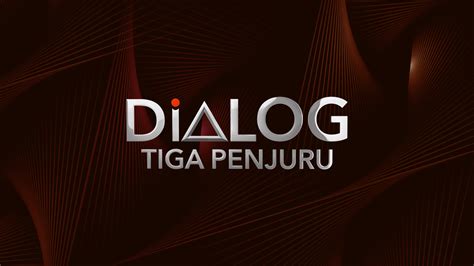 Dialog Tiga Penjuru Tv Programme Logo Branding On Behance