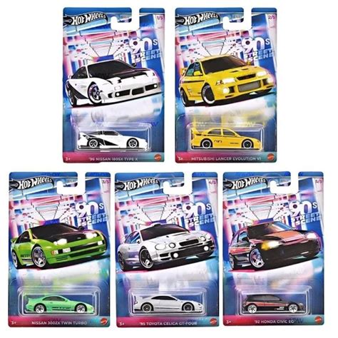 Jual Hot Wheels Seri Street Scene 90s 2024 Honda Nissan Toyota