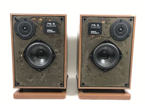 Vintage Design Acoustics Point Source PS-9 Bookshelf Speakers | Reverb