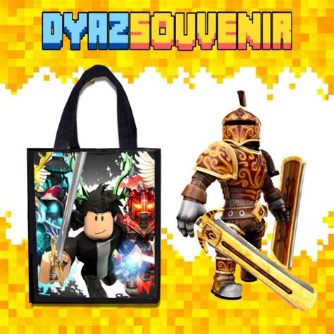 Jual FREE ONGKIR TAS ULTAH ROBLOX TAS MINECRAFT TAS BIRTHDAY TAS