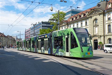 BernMobil Tram Siemens Combino XL Be 6 8 653 Bern Bahnhof Markus