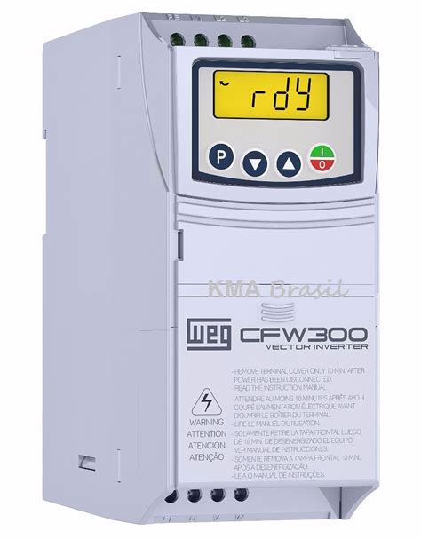 Inversor Frequência Weg Cfw300 0 5cv Mono 127v 220v Trif R 696 50