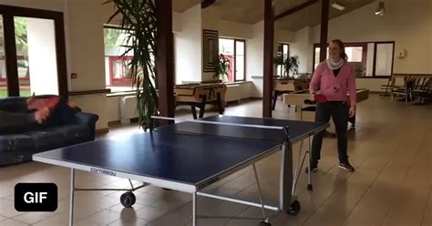 Guy Teaches A Girl How To Play Ping Pong 9GAG