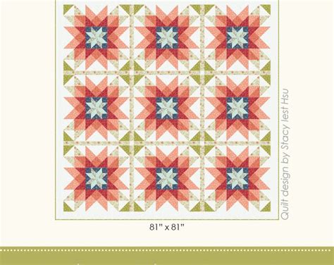 Pointsettia Parade Stacy Iest Hsu Quilt Pattern Pdf Etsy