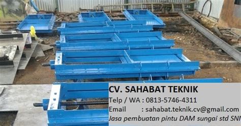 Wa Pembuatan Pintu Air Irigasi Pembuatan Pintu Air